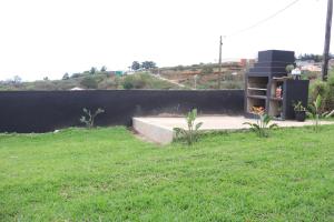 a book shelf in the middle of a grass field at The Hide Nongoma in Nongoma
