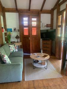 Khu vực ghế ngồi tại Chalet Kreol