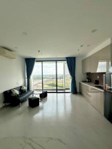 Η κουζίνα ή μικρή κουζίνα στο Phòng ngủ riêng trong căn hộ hiện đại Thủ Đức