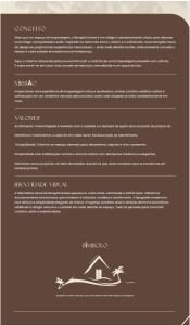 a page of a document with a house on top at Bangalô raizes in São Gonçalo do Amarante +2 photos