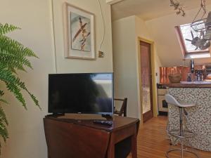 TV a/nebo společenská místnost v ubytování the penthouse , the exchange buildings