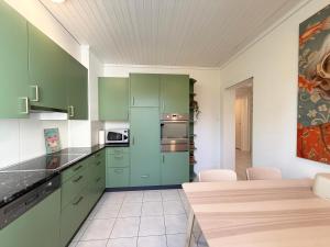 Η κουζίνα ή μικρή κουζίνα στο Stadtwohnung Lilly +10 φωτογραφίες