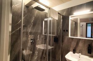 Koupelna v ubytování B&B Borgo Tre Case