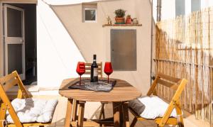 Balkón nebo terasa v ubytování REALE B&b Empoli terrazza vista città