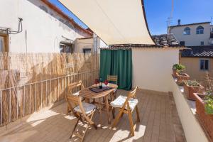 Balkón nebo terasa v ubytování REALE B&b Empoli terrazza vista città