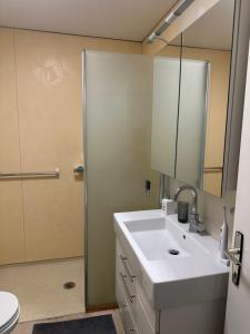 Ένα μπάνιο στο Schöne Wohnung in Top Lage
