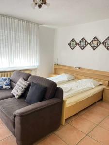 Ένα ή περισσότερα κρεβάτια σε δωμάτιο στο Hotel Breitenbenden