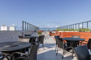 Balkón nebo terasa v ubytování Flats a 50m do mar Legacy Suites - MyFlats Hospedagens