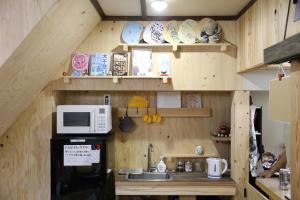 Küche/Küchenzeile in der Unterkunft Kagaribi Guesthouse