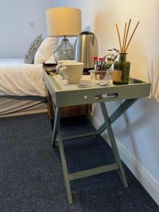 Ένα ή περισσότερα κρεβάτια σε δωμάτιο στο The Greenman Pub