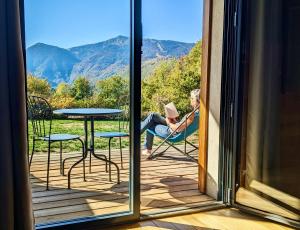 Γενική θέα στο βουνό ή θέα στο βουνό από  αυτό το bed & breakfast