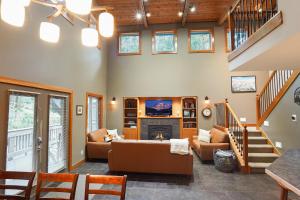 Χώρος καθιστικού στο Avventura Chalet