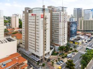 an aerial view of a city with tall buildings at ibis Campinas in Campinas