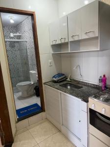 Koupelna v ubytování Casa de vidro mirante da Boa Vista do