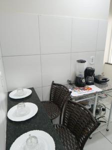 Příslušenství pro přípravu čaje a kávy v ubytování my sweet place 17