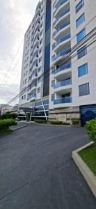 Budova, kde se aparthotel nachází