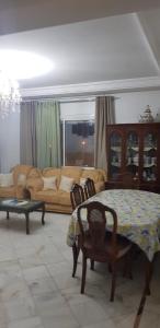 Posezení v ubytování immeuble karra