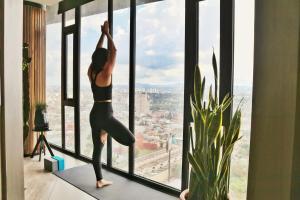 Επισκέπτες που μένουν στο Volcano View Loft, Puebla Skyline1801