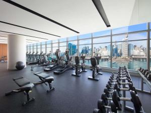 Fitness centrum a/nebo fitness zařízení v ubytování Sofitel Sydney Darling Harbour