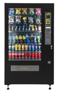 a vending machine filled with lots of sodas and drinks at Seaspray Caravan Park in Seaspray