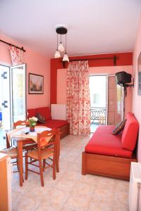 Posezení v ubytování Vasilis Apartments