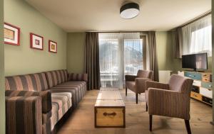 Posezení v ubytování Pension Grünerhof
