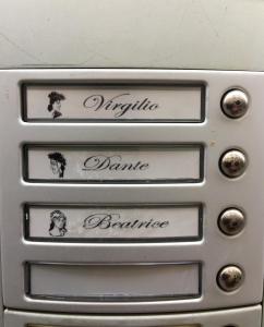 a close up of the buttons of an appliance at La Divina Dimora in Florence