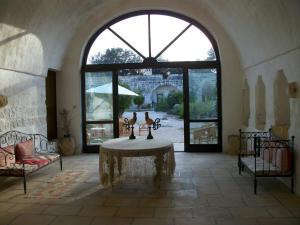 Χώρος καθιστικού στο Masseria Lacco