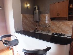 Köök või kööginurk majutusasutuses Guest House Khatuna