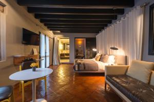TV a/nebo společenská místnost v ubytování Dos Casas Hotel & Spa