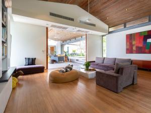 Χώρος καθιστικού στο Villa Amarelo