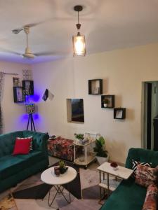 Posezení v ubytování Dee Apartment