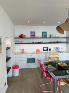 Dapur atau dapur kecil di Casa Favelas, Vue Mer et Proche de Monaco