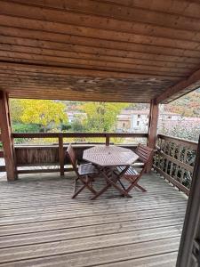 Balkón nebo terasa v ubytování Chalet montana 3- 4pers + 2 fotografie