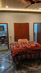 Postel nebo postele na pokoji v ubytování The Heaven Town