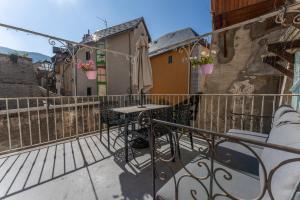Μπαλκόνι ή βεράντα στο Maison à Tour Briançon