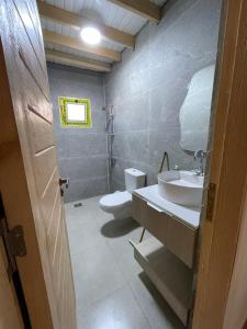 a bathroom with a toilet and a sink at Hakuna Matata Boutique Hotel in Dahab +63 photos