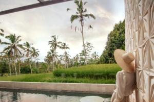 Zahrada ubytování Khastana Hadi Tegallalang, Ubud