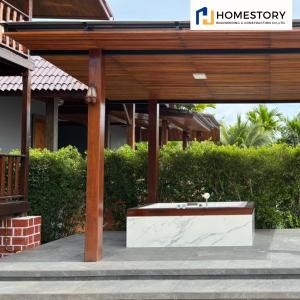 Το κτήριο όπου στεγάζεται  το θέρετρο