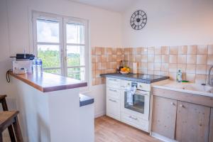 Dapur atau dapur kecil di Appartement Quai Saône - Balcon vue Saône