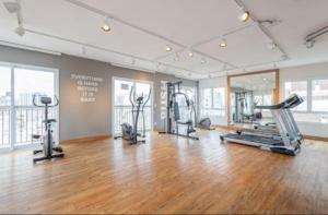 Γυμναστήριο ή/και όργανα γυμναστικής στο Studio próximo ao teatro Renault e hospitais