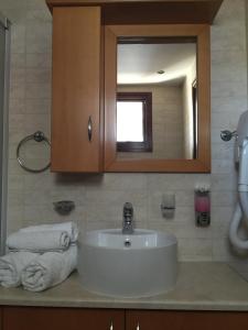 Koupelna v ubytování Hani Inn