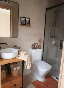 Et badeværelse på La casa de las ovejas