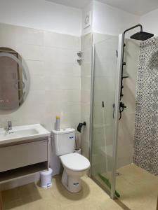 Koupelna v ubytování Beach Homes Iska