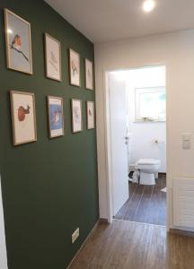 Koupelna v ubytování Rotkehlchen Ferienwohnung