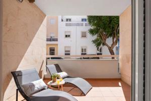 Μπαλκόνι ή βεράντα στο T2 Santa Luzia B