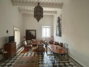 Χώρος καθιστικού στο Appartement Medina Sidi Magdoul