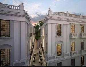 Το κτήριο όπου στεγάζεται  το διαμέρισμα