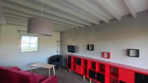 Posezení v ubytování VVF Camping Les Dunes Créances - Plage du Cotentin