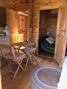 Χώρος καθιστικού στο le domaine des cigales